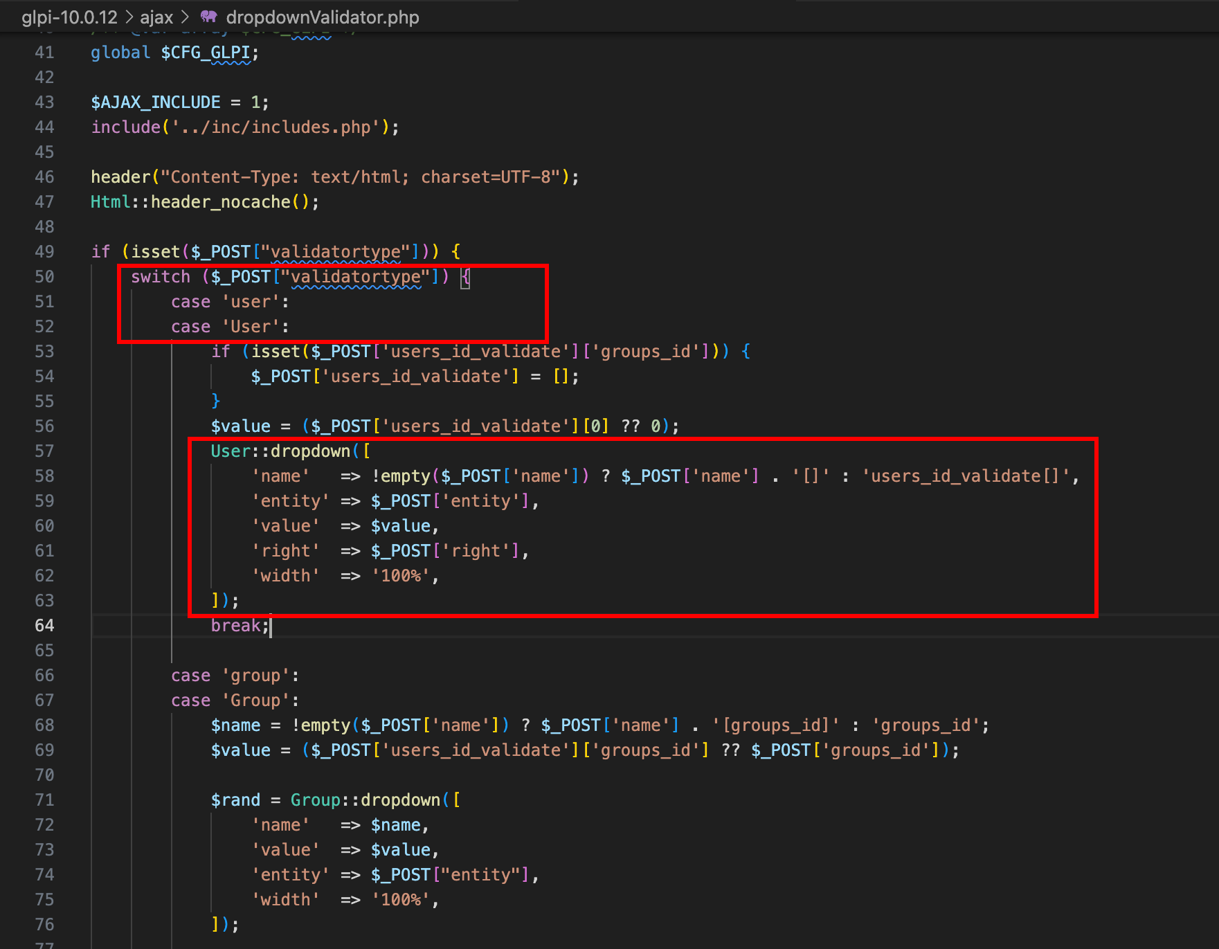 Code to get token for users
